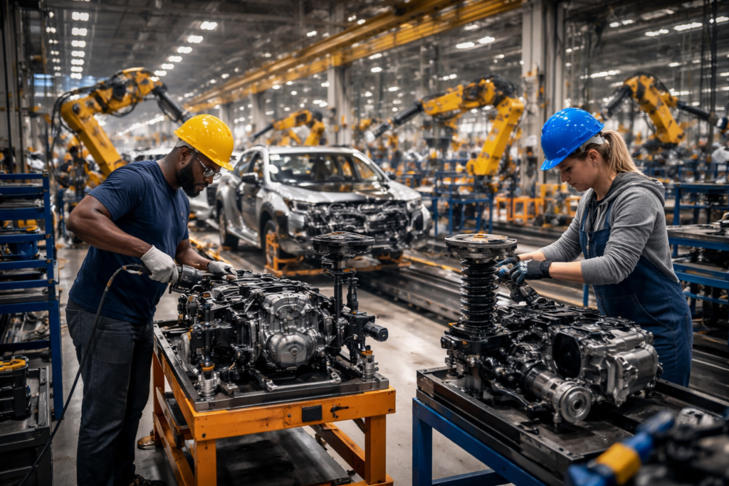 Industrial sub-assembly in Detroit